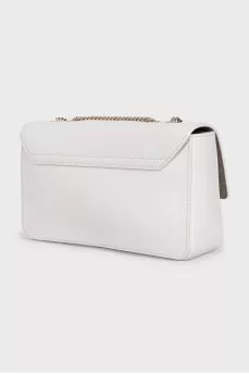 White leather Venere bag
