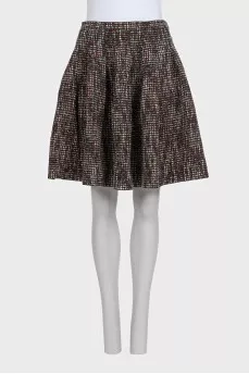 Black tweed skirt