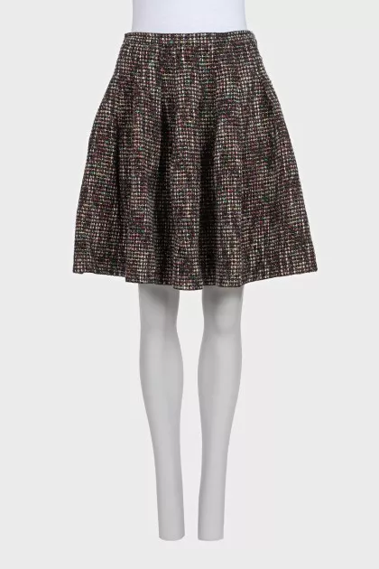 Black tweed skirt