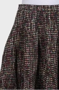 Black tweed skirt