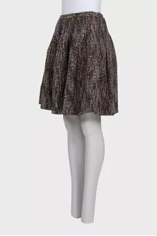 Black tweed skirt