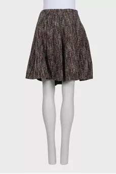 Black tweed skirt