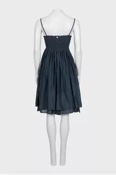 Fitted sundress with thin straps