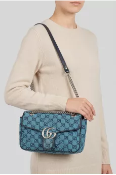 Marmont bag with signature print