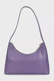 Purple leather bag
