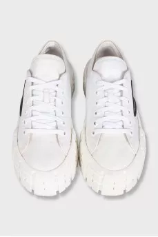 Кеды белого цвета Wheel Re-Nylon