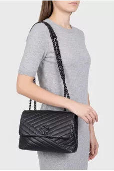 Black leather Kira bag