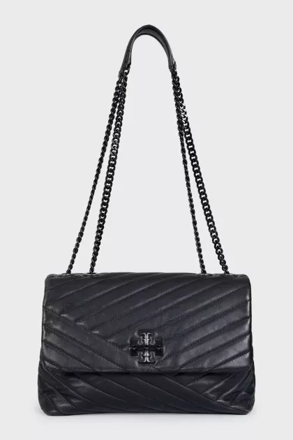 Black leather Kira bag