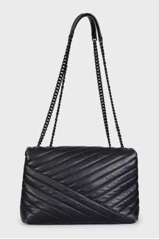 Black leather Kira bag