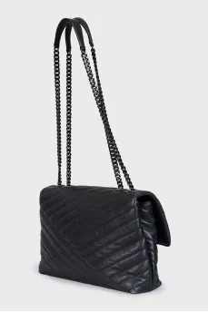 Black leather Kira bag
