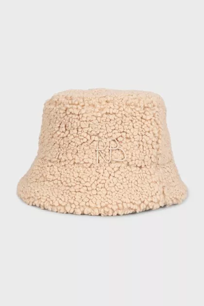Insulated beige panama hat