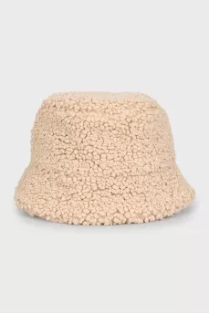 Insulated beige panama hat