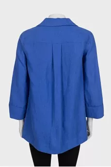 Long V-neck shirt