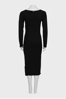 Bodycon dress with crystals