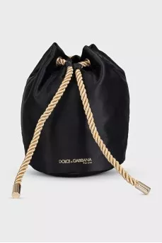 Textile drawstring bag
