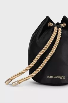 Textile drawstring bag