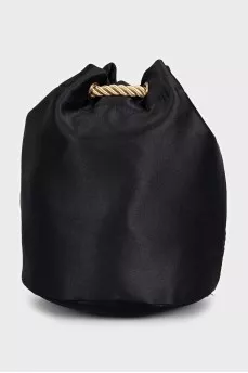 Textile drawstring bag