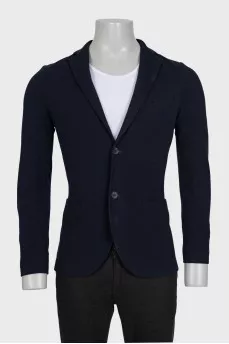 Men's jacket with patch pockets