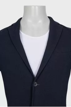 Men's jacket with patch pockets