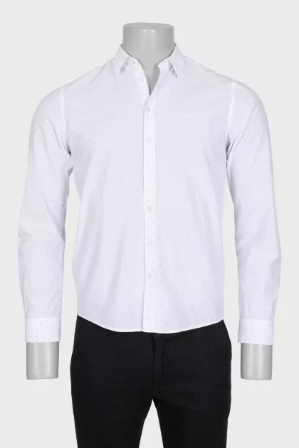 Men's shirt with a small pattern