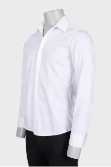 Men's slim fit white shirt