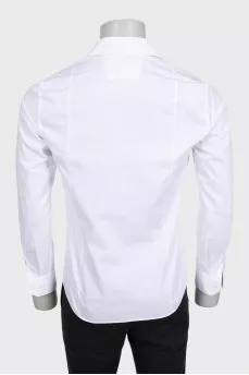 Men's slim fit white shirt