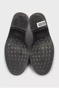 Men's leather brogues with laces