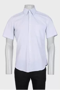 Men's gray short sleeve shirt