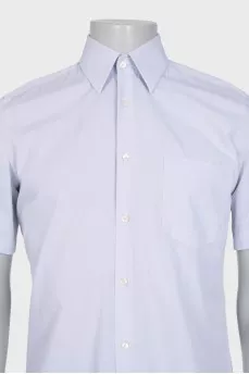 Men's gray short sleeve shirt