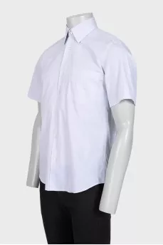 Men's gray short sleeve shirt