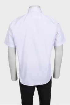Men's gray short sleeve shirt
