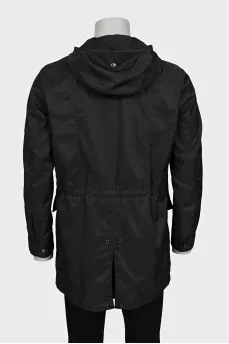 Men's black fitted jacket