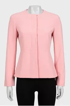 Fitted pink jacket