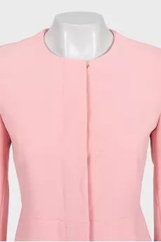 Fitted pink jacket