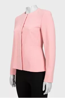 Fitted pink jacket