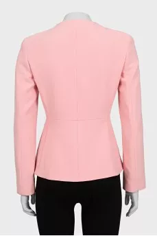 Fitted pink jacket