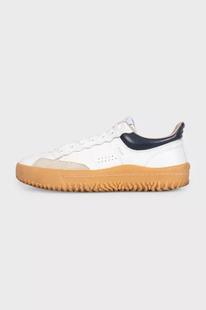 White leather Franckie sneakers