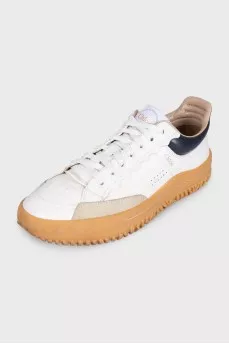 White leather Franckie sneakers