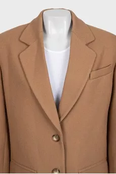 Brown wool jacket