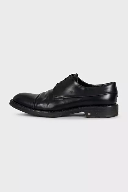 Men's leather lace-up shoes