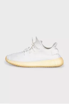Men's white Yeezy Boost 350 V1 sneakers