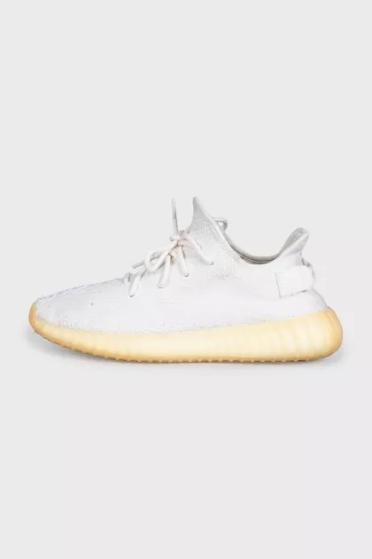 Men's white Yeezy Boost 350 V1 sneakers