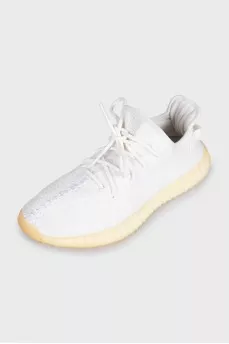 Men's white Yeezy Boost 350 V1 sneakers