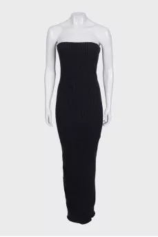 Black bodycon dress