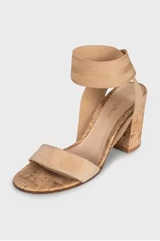 Beige Hailee 60 sandals