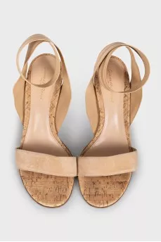 Beige Hailee 60 sandals