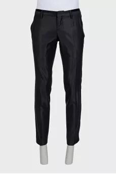 Men's suit consisting of a jacket and trousers with stripes