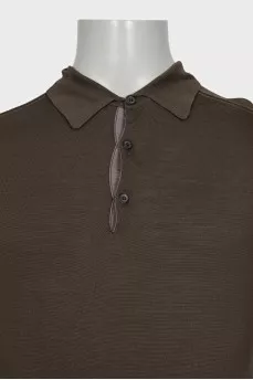 Men's Merino Wool Jumper with Buttons