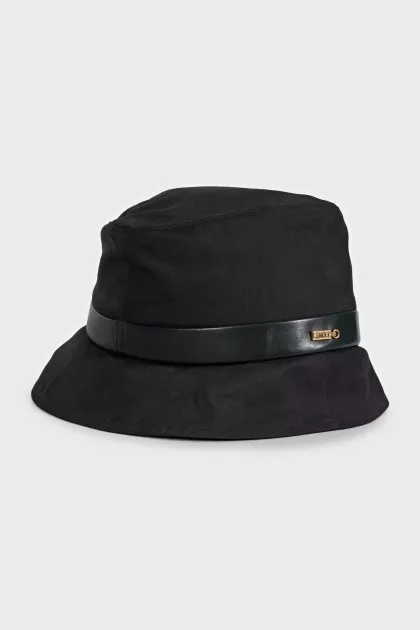 Black silk panama hat