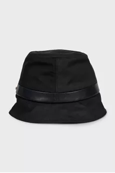 Black silk panama hat
